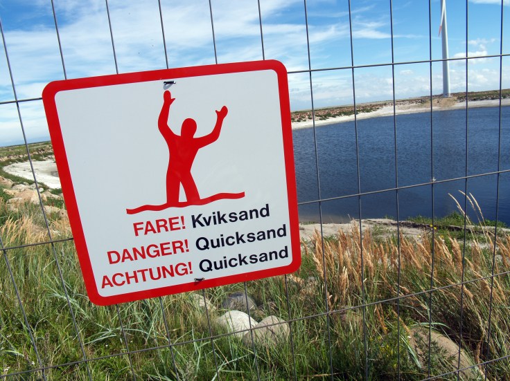 quicksand danger