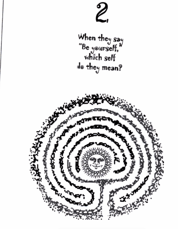 when they say be yourself